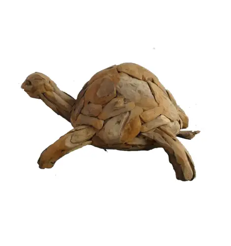 Product image of the product “Giant Turtle, made from teak root pcs, Length 80 cm Artistic unique work ”